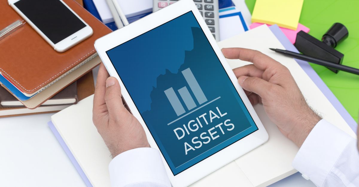 digital assets on tablet